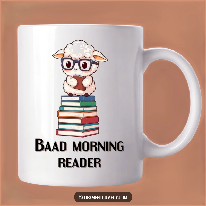 Funny Sheep Book Mug: A Smarty Pants' Perfect Funny Gift