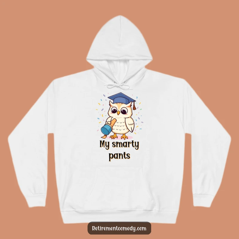 Funny Kawaii Owl Graduation Hoodie: Cozy Achievement Gift