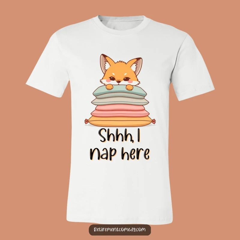 Funny Sly Fox T-Shirt - Hilarious Cozy Fox Design, Perfect Gift