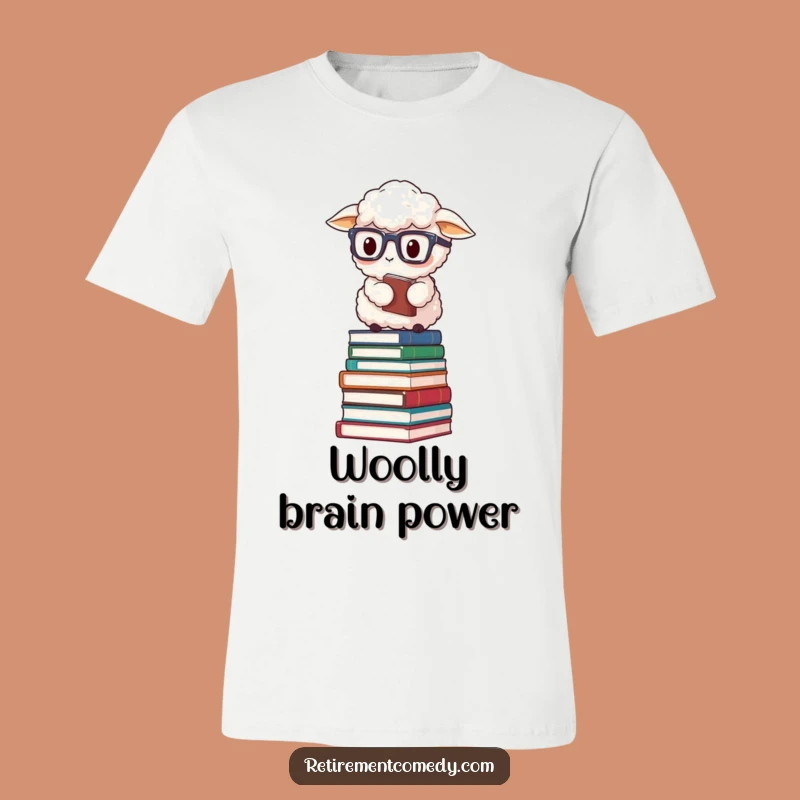 Funny Sheep Book T-Shirt: A Scholar's Hilarious Funny Gift