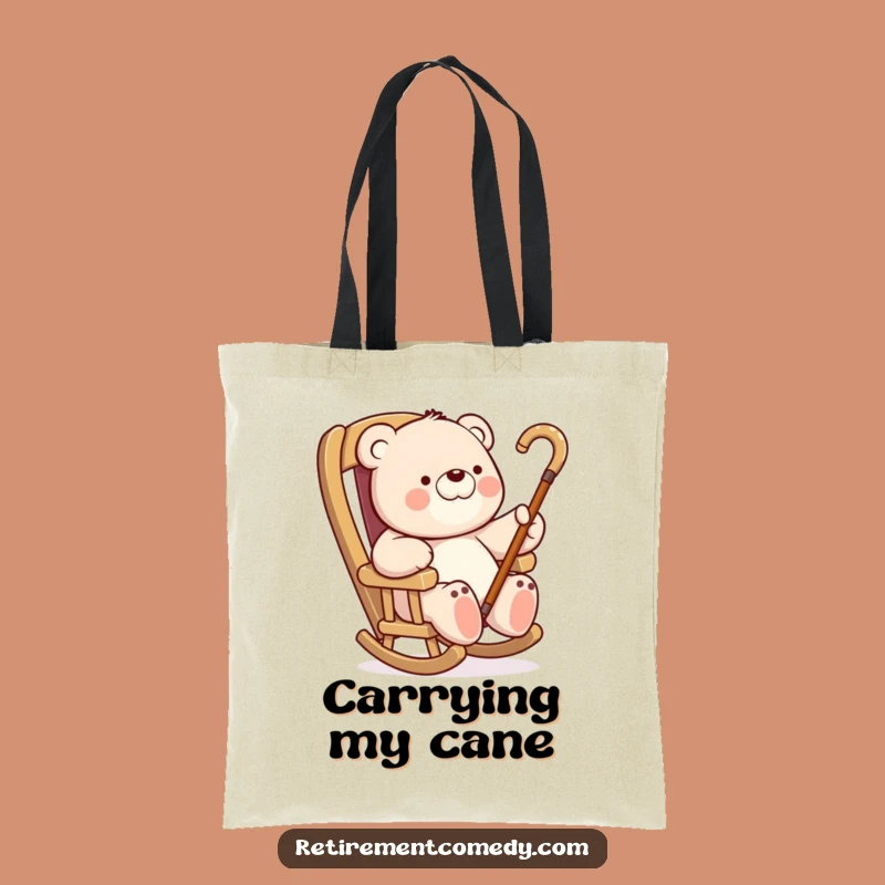 Funny Bear Rocking Chair Tote Bag: Carry Your Leisure with Hilarious Style