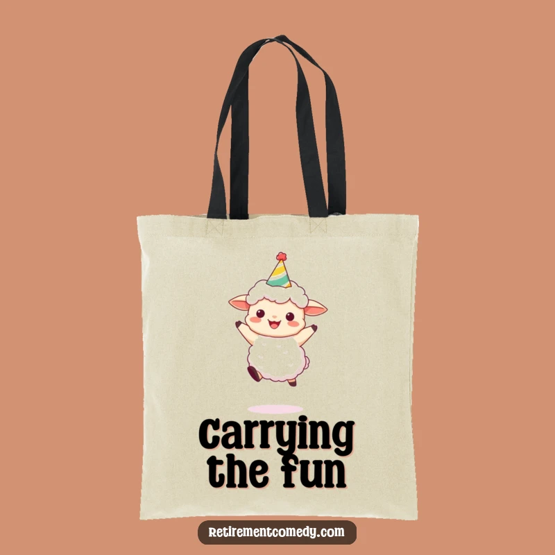 Funny Sheep Party Tote Bag: Carry Your Celebrations with Hilarious Style